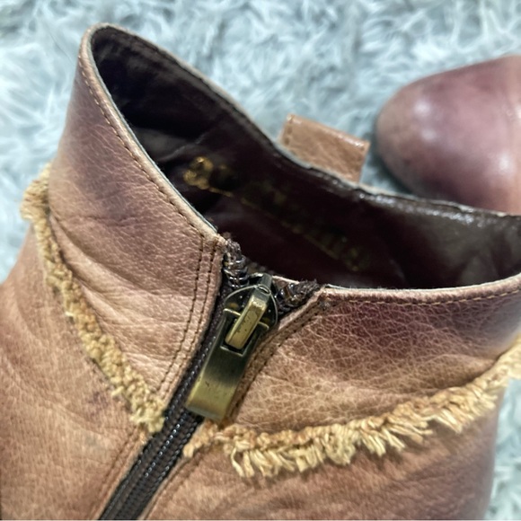 Ombré Purple Moto Boots - Picture 5 of 16